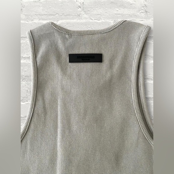 Fear of God Essentials Waffle Tank ‘Seal’ - Picture 8 of 8